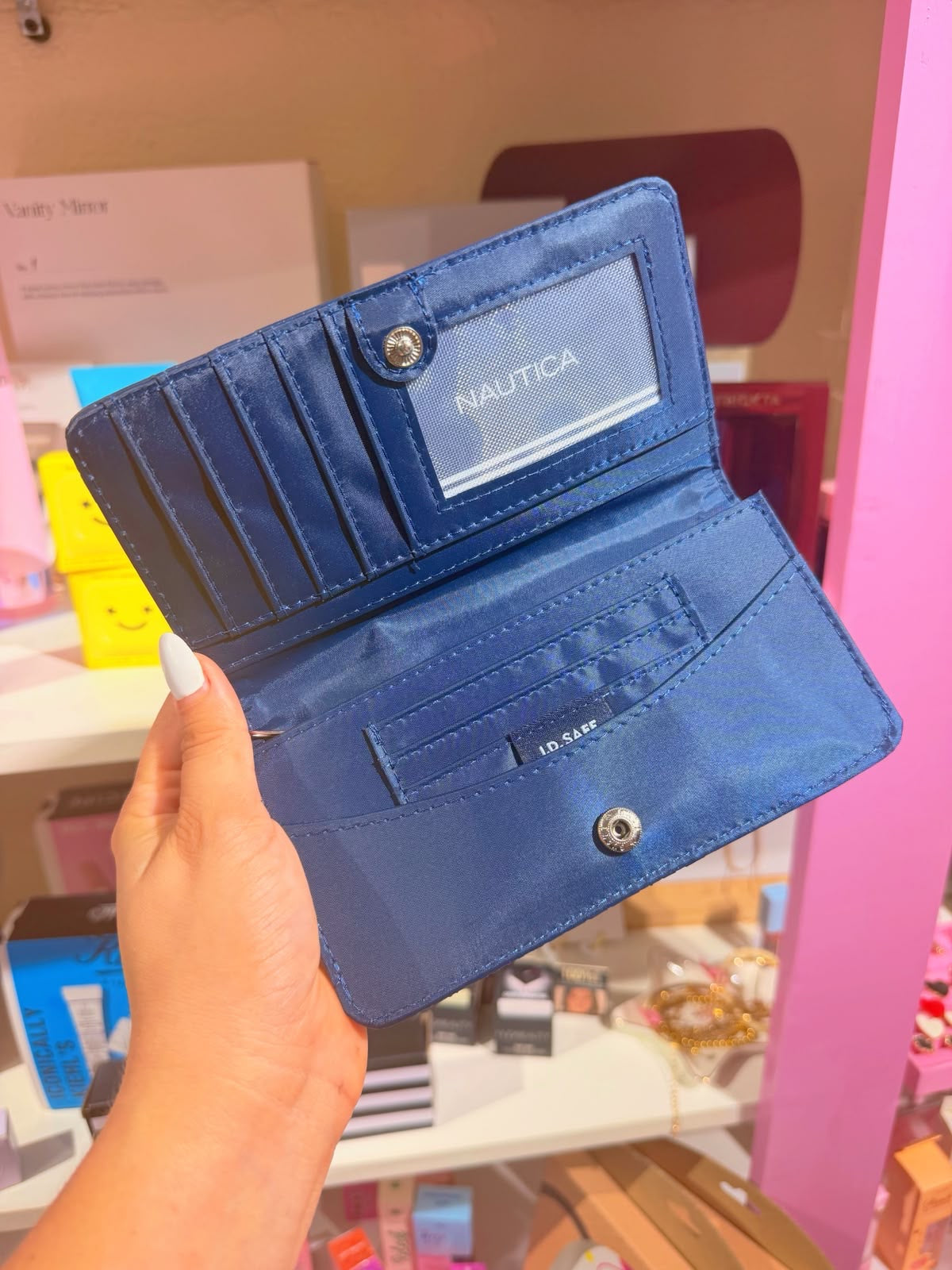 Cartera Nautica Azul Marino