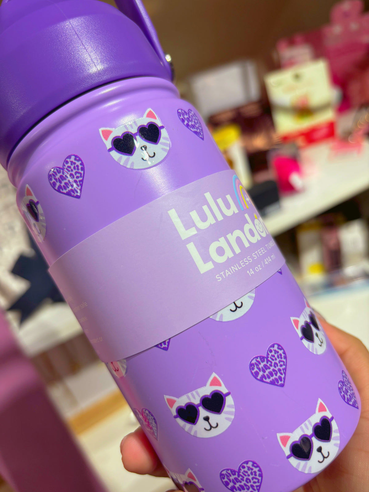 Termo Gatito morado