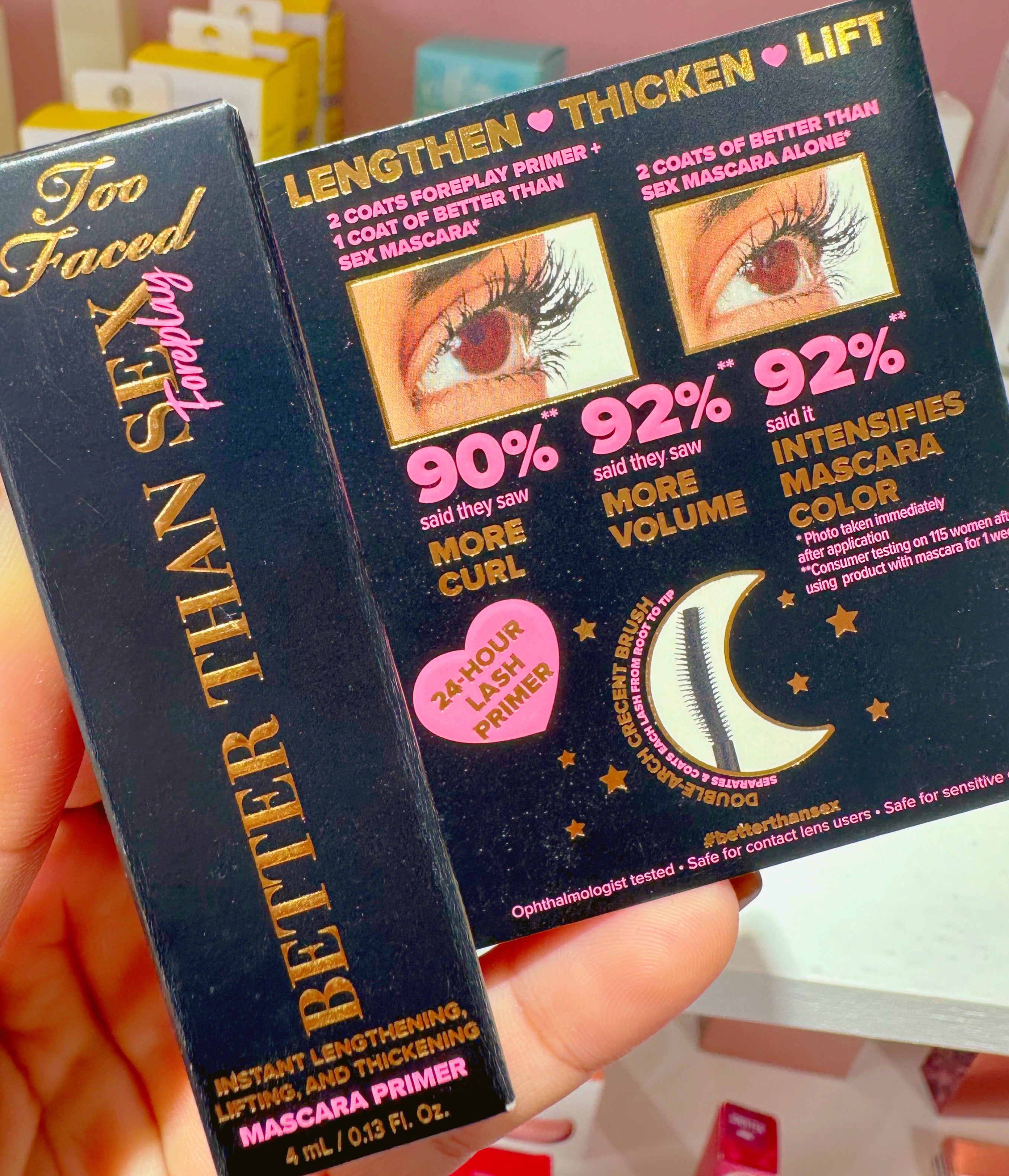 Better than sex máscara primer trial size| Too faced