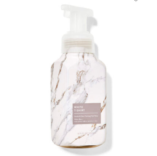 White T-shirt foaming hand soap