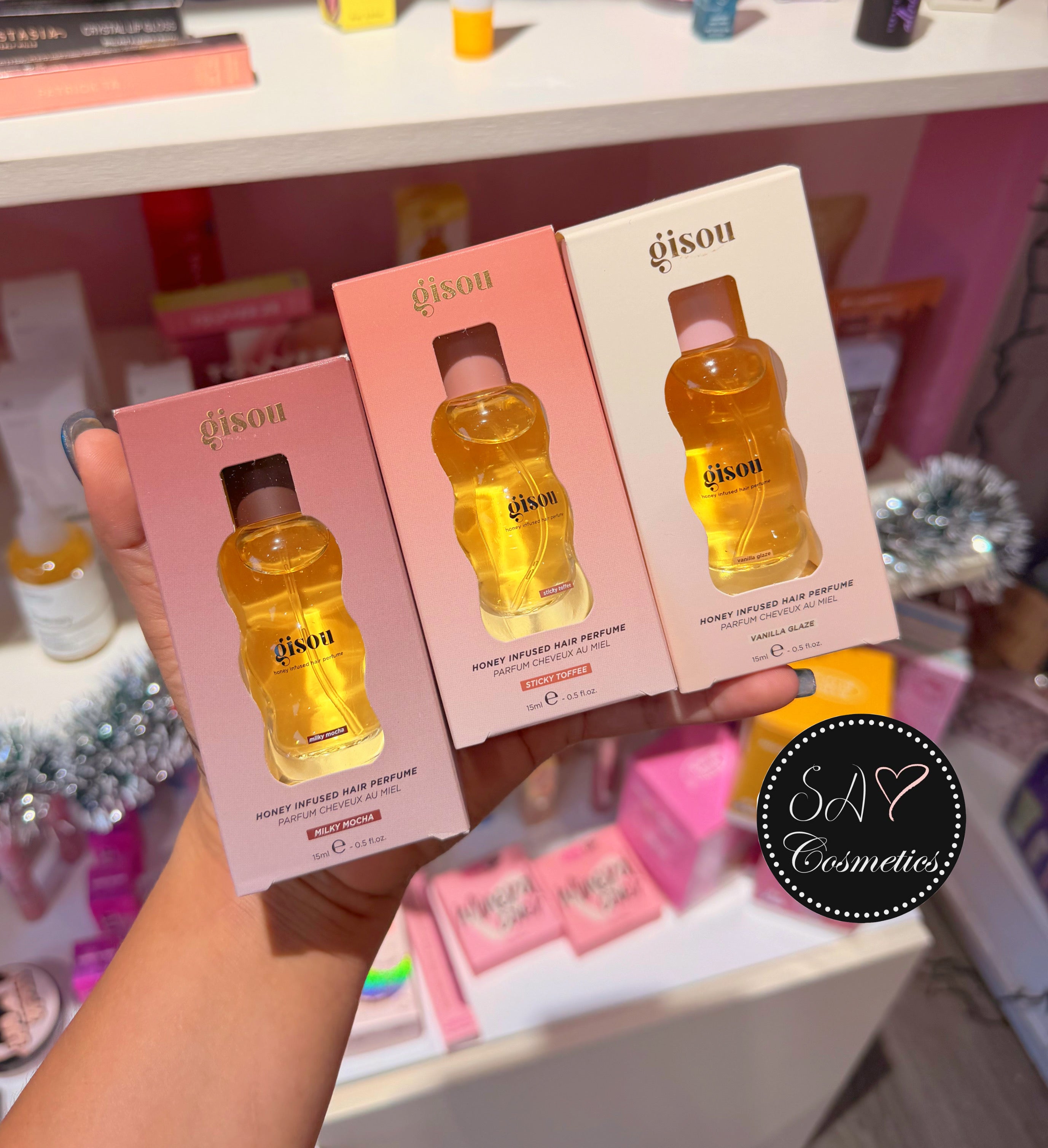 perfume para el cabello  Gisou (aromas nuevos)