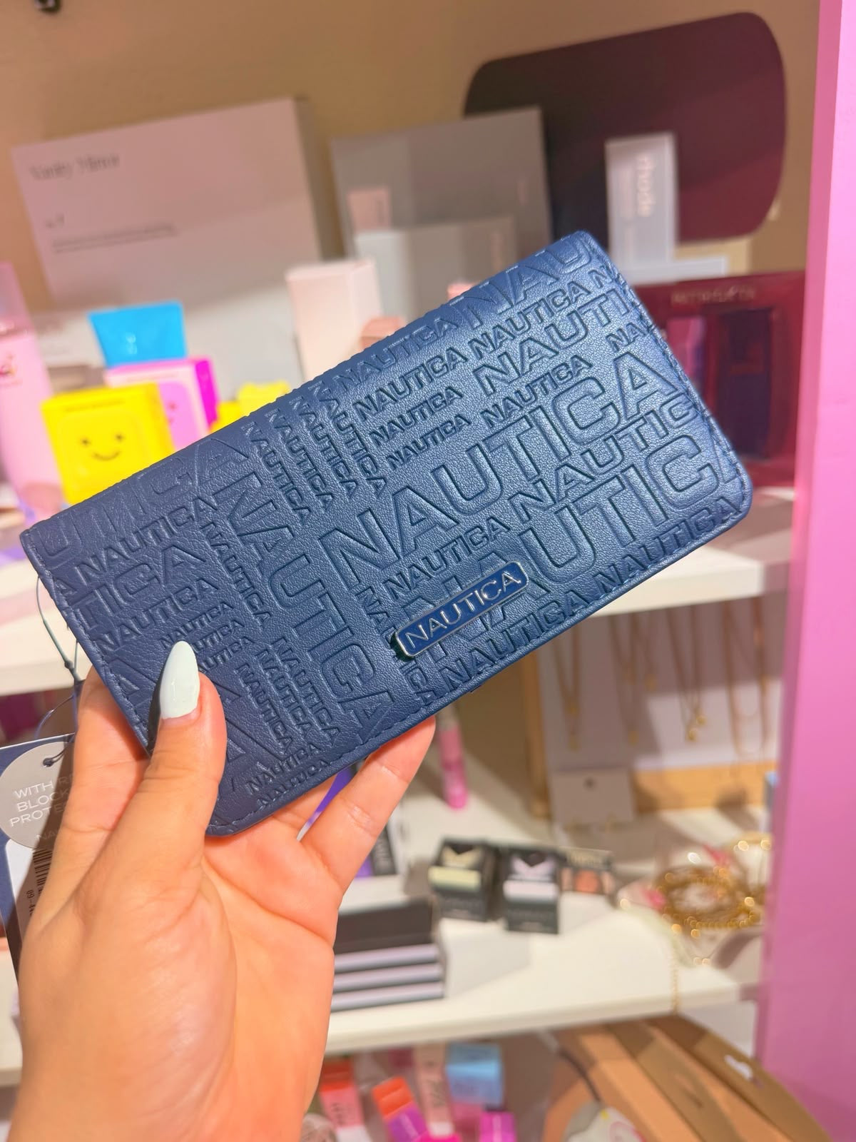 Cartera Nautica Azul Marino