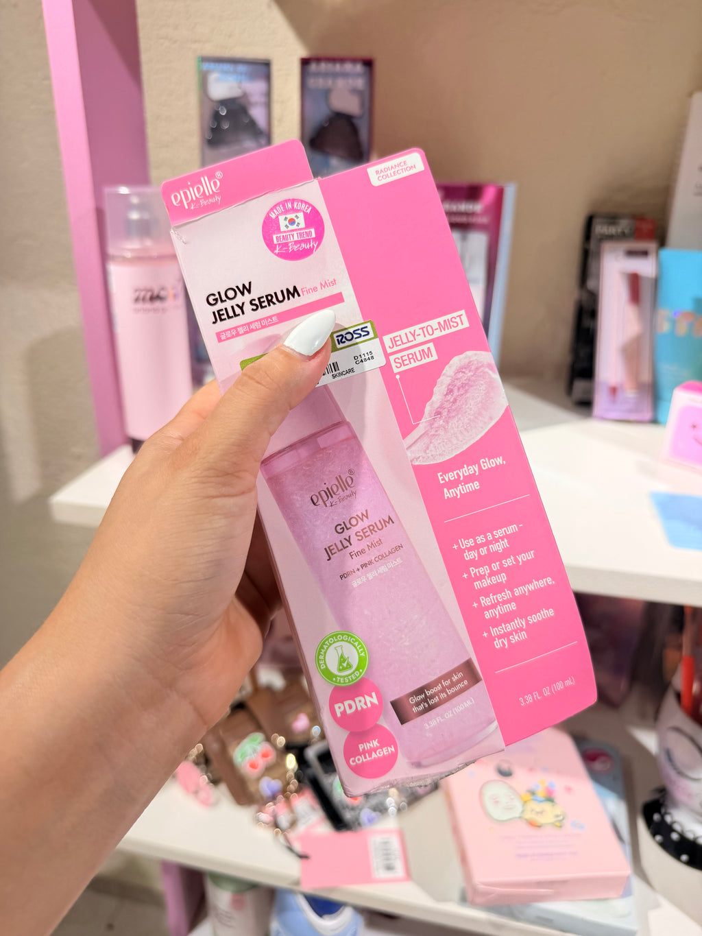Glow Jelly Serum + PDRN y Colageno rosa
