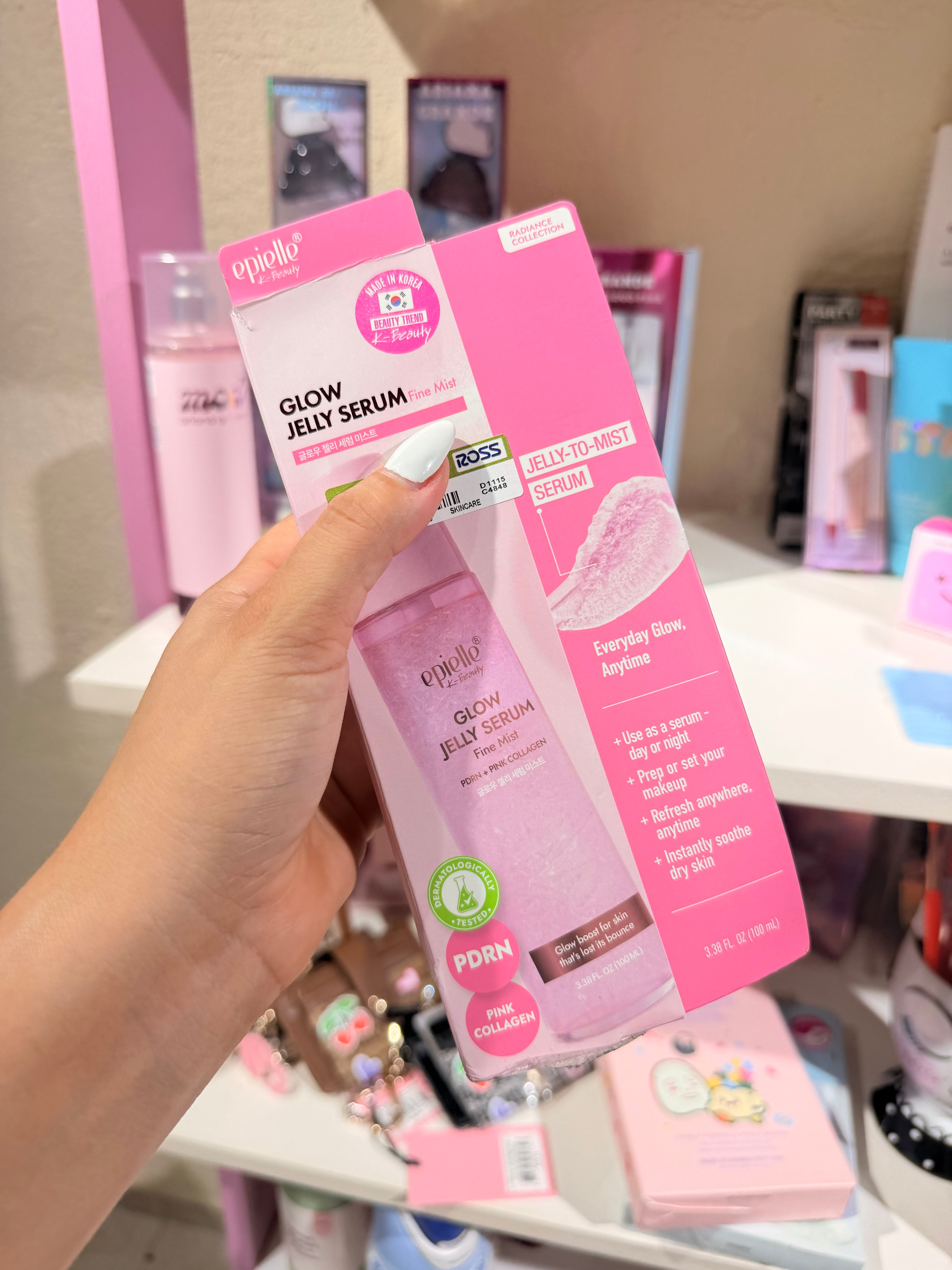 Glow Jelly Serum + PDRN y Colageno rosa
