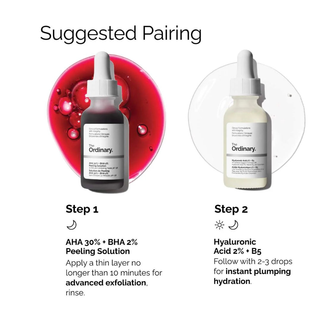 AHA 30% BHA 2% Peeling Solution |  mascarilla para rostro