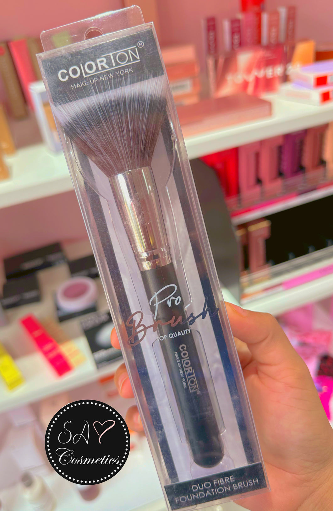 Duo Fibre fundation brush| brocha para base maquillaje