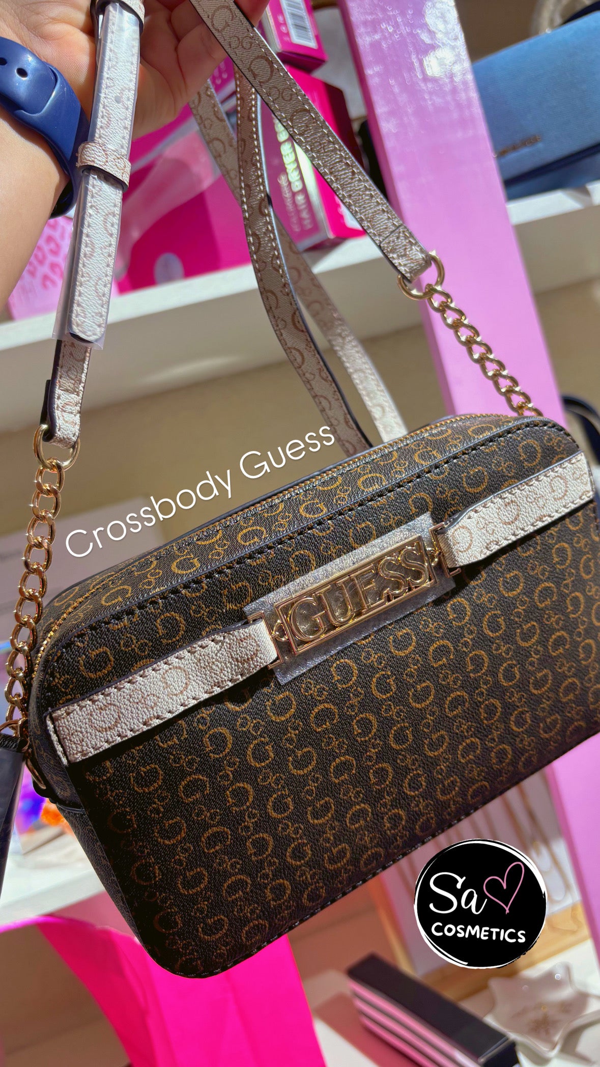 Crossbody Guess Cafe & Nude