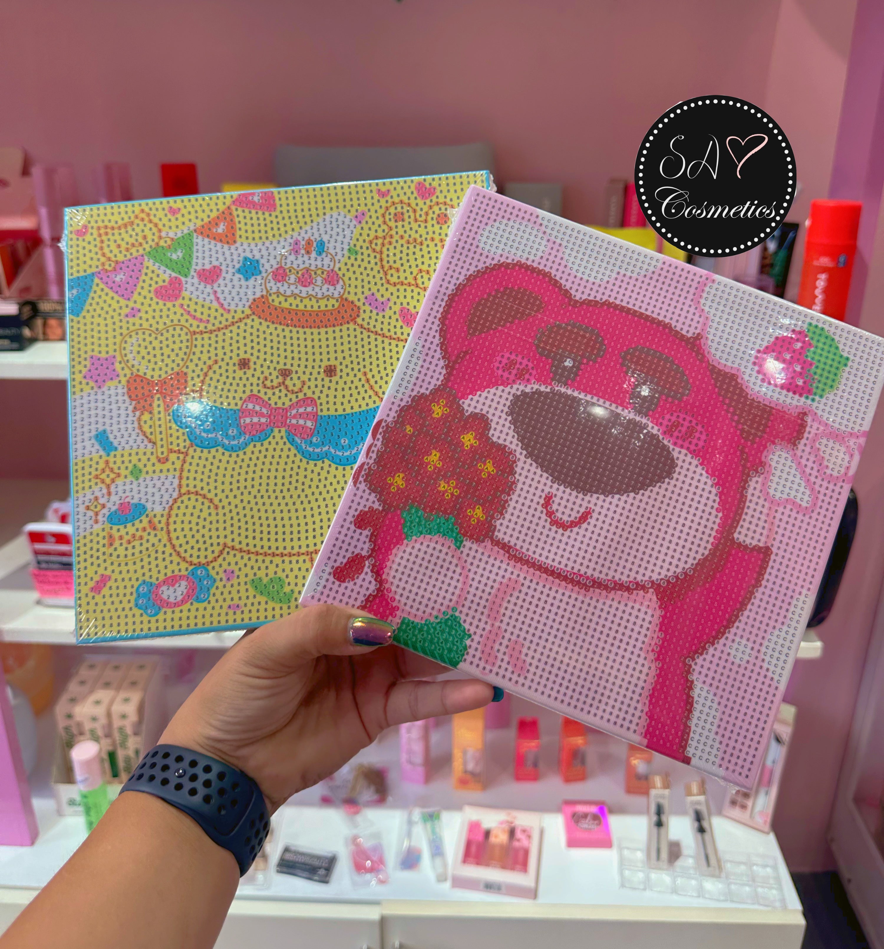 Cuadro decorativo con piedritas