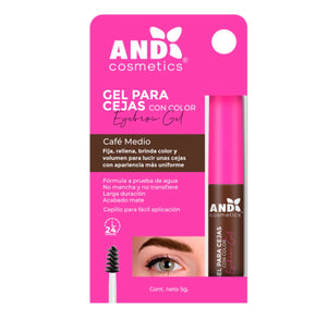 Gel fijador de cejas con color and cosmetics