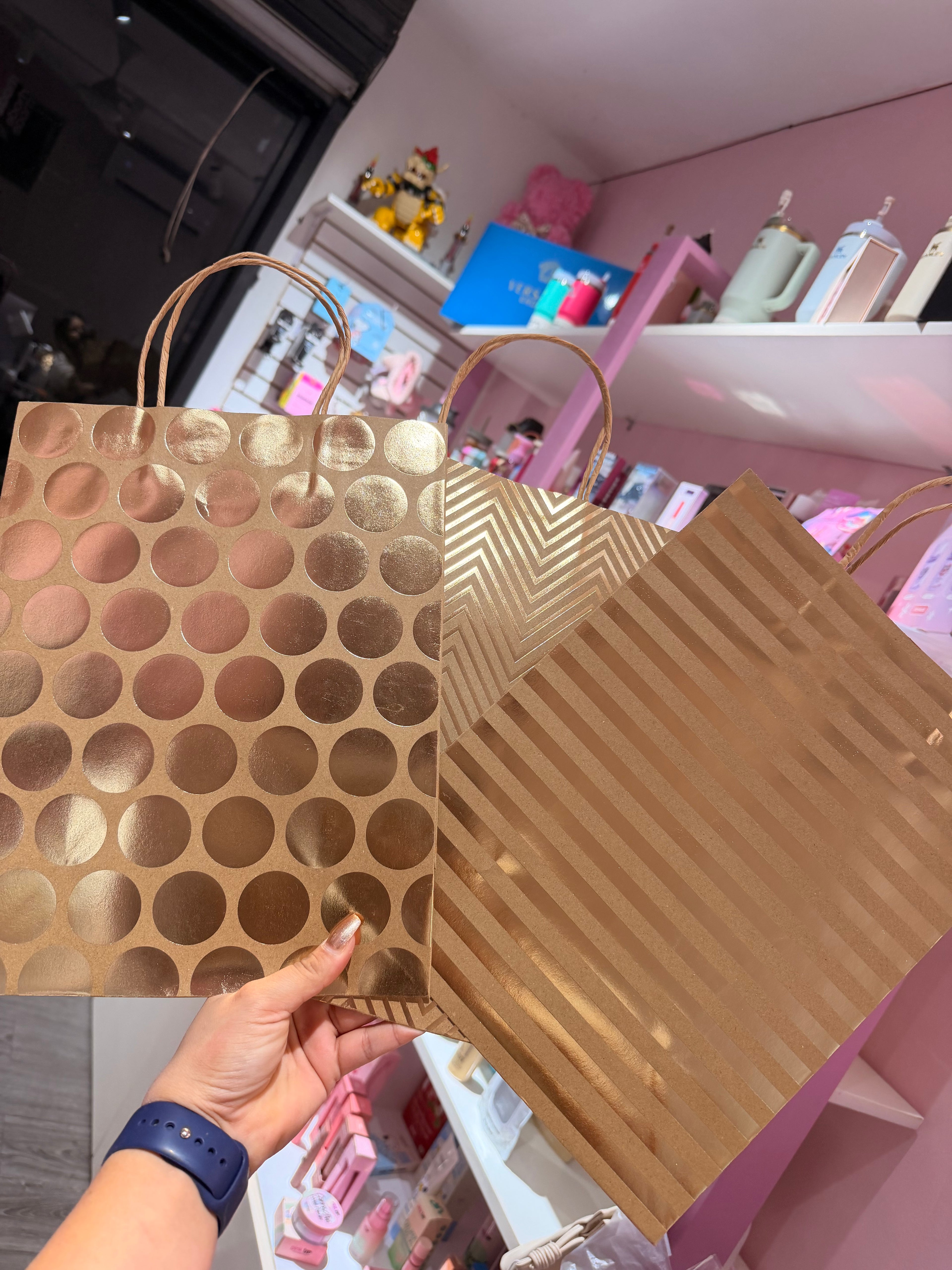 Bolsa de regalo dorado