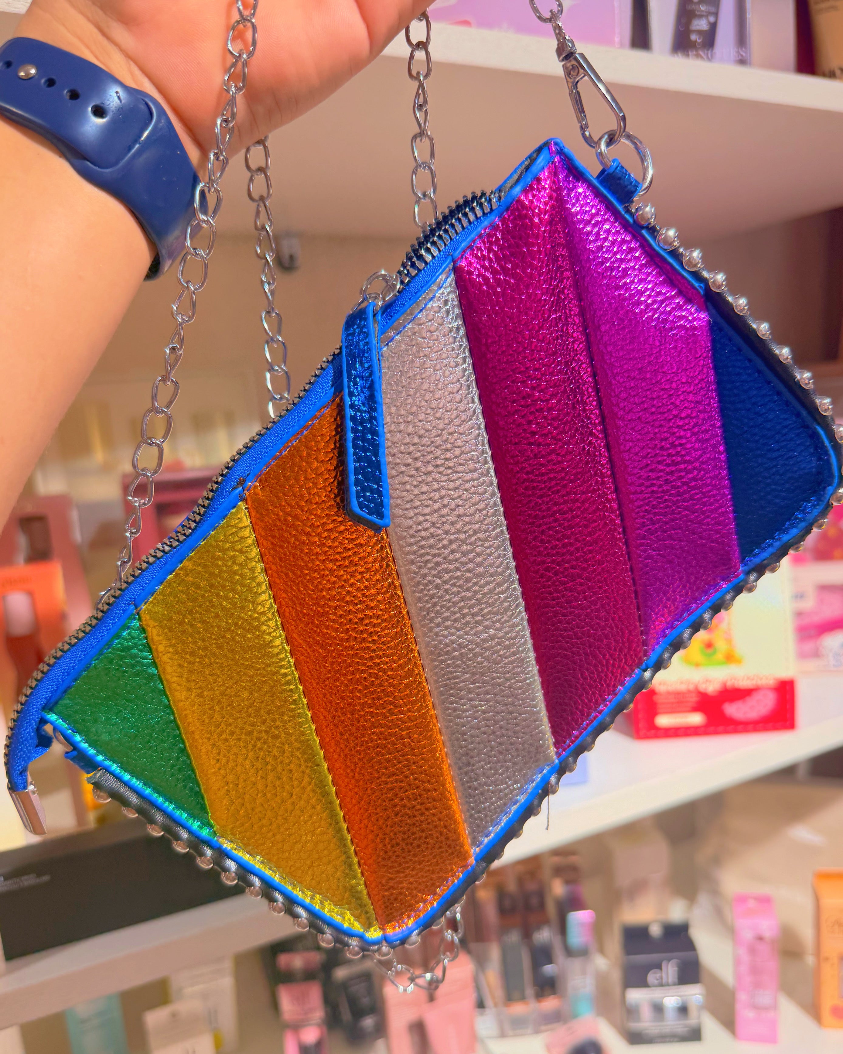 Rainbow crossbody bag