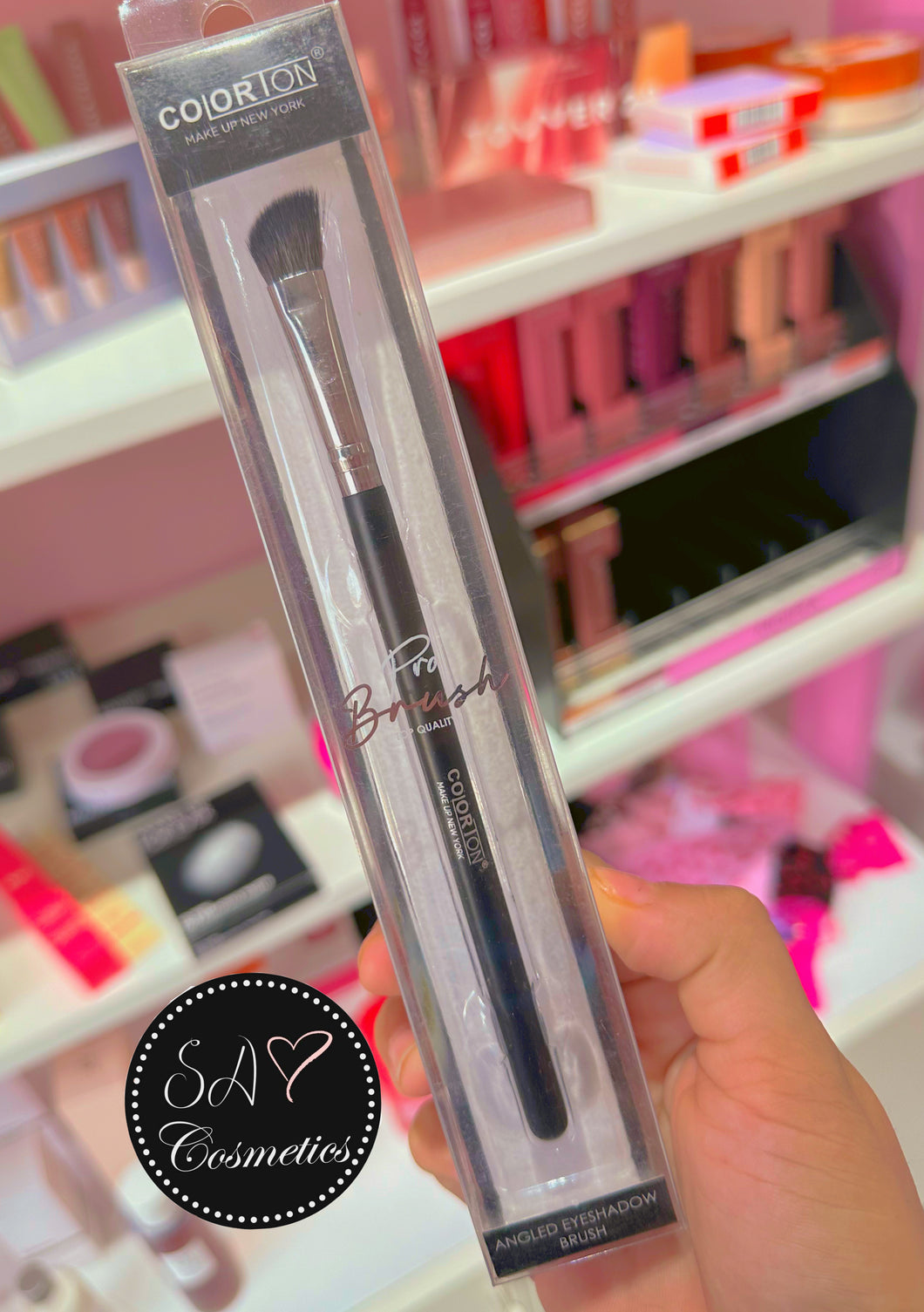 Angled eyeshadow brush| brocha angular para sombra