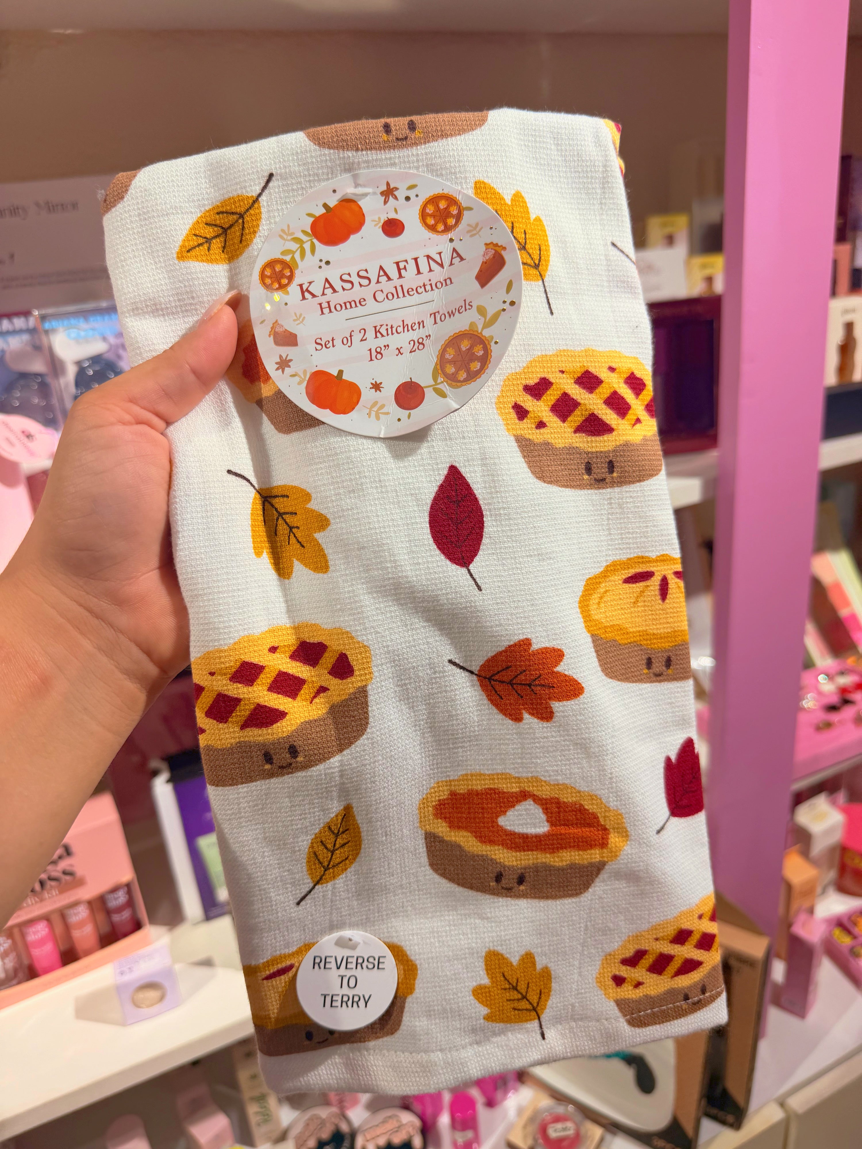 Toalla cocina otoño