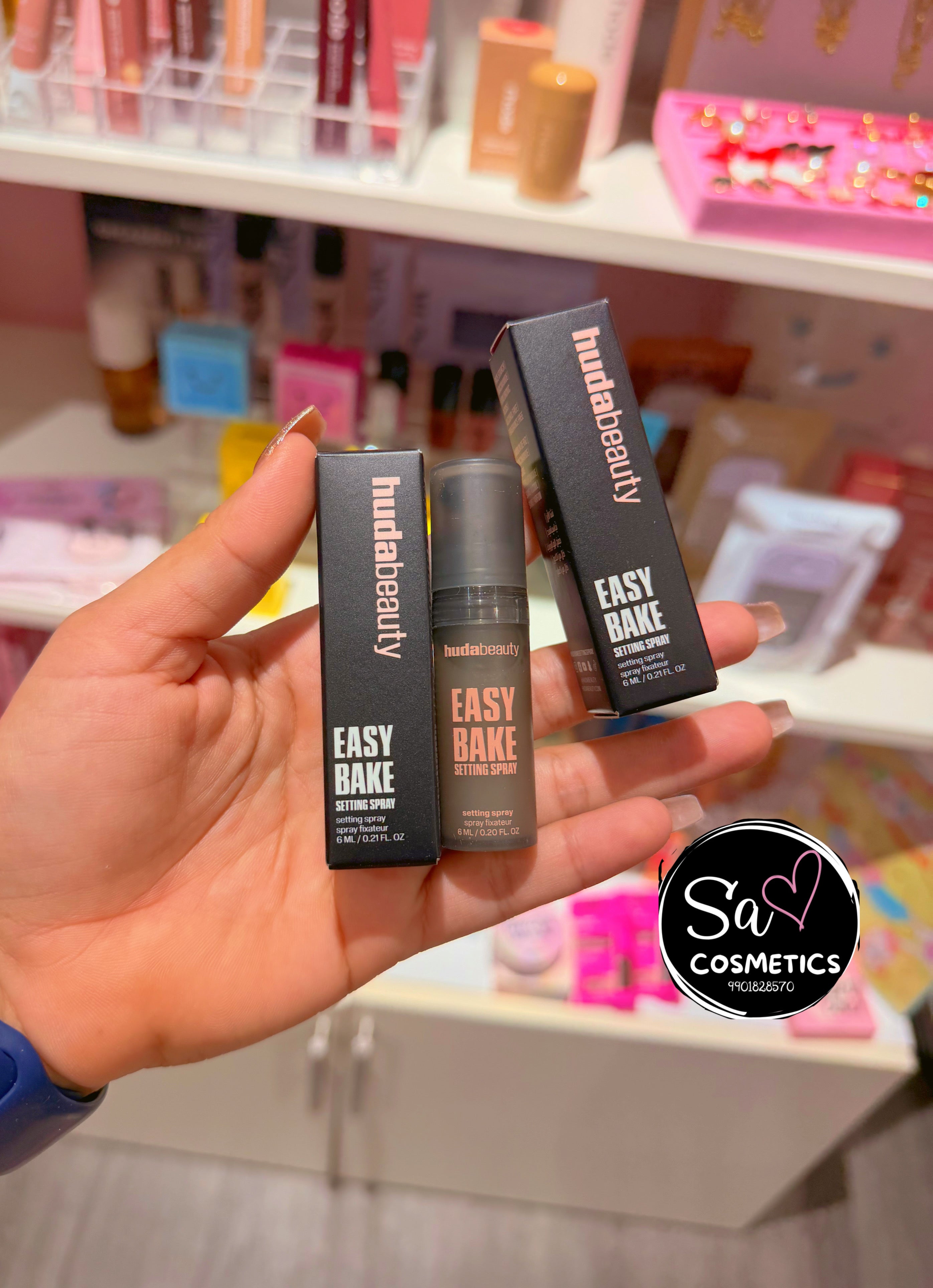 Easy Bake Blurring Setting Spray with 16-Hour Wear| Trial Size