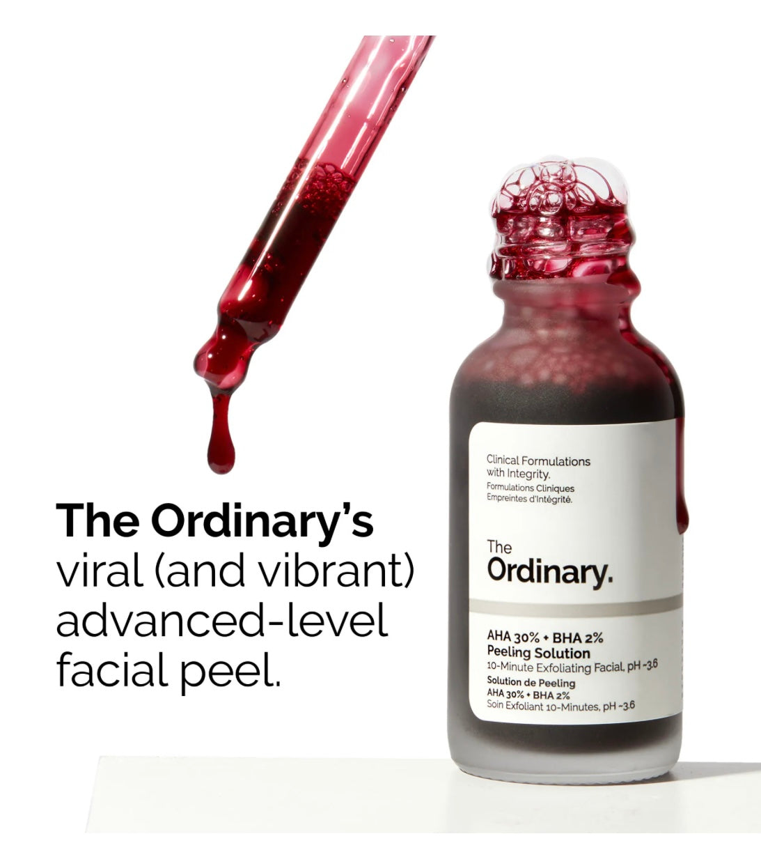 AHA 30% BHA 2% Peeling Solution |  mascarilla para rostro