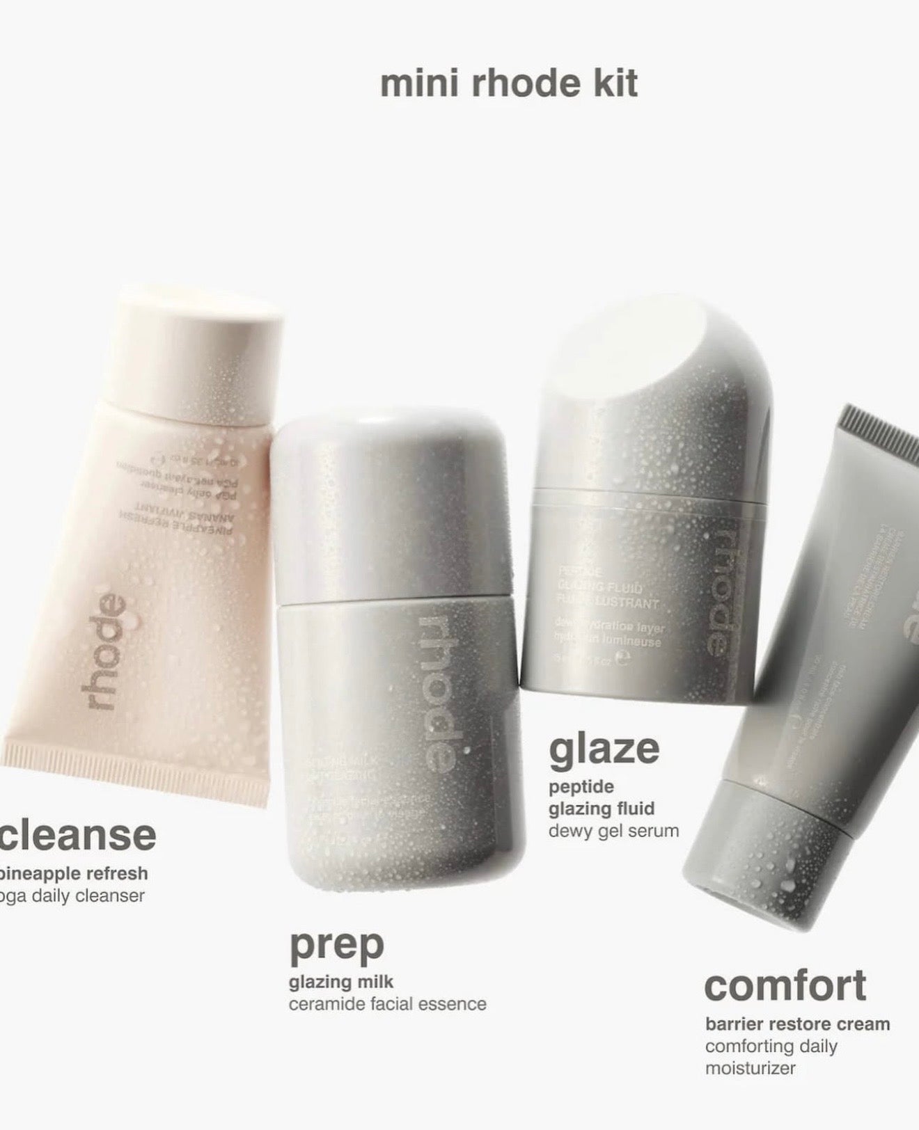 Mini Rhode Kit Glazed Skincare Essentials