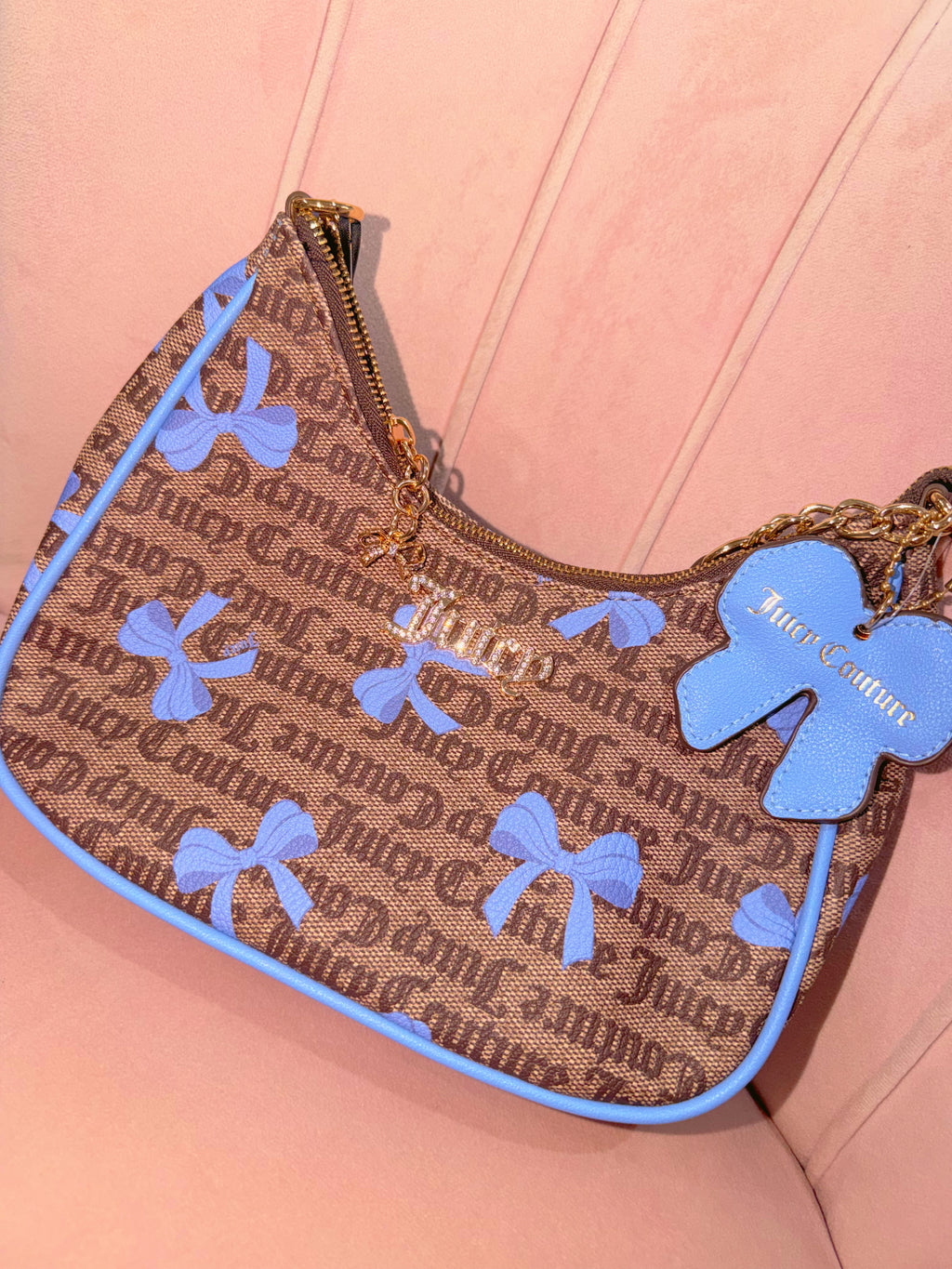 Shoulder Bag Cafe con morada Juicy
