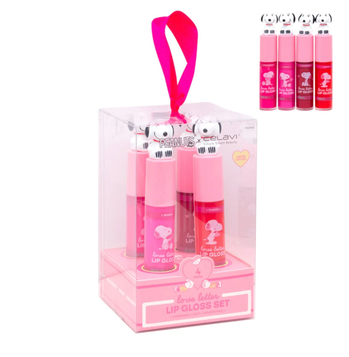 Lip gloss set Celavi x Snoopy