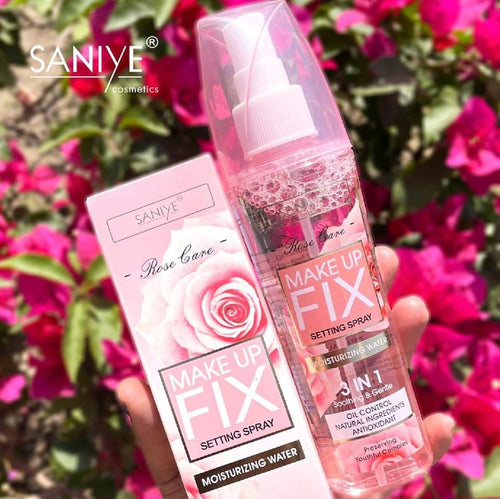 Makeup FIX con agua de rosas
