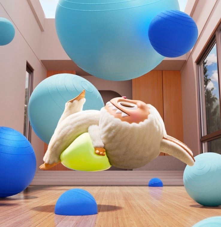 Labubu LAZY YOGA