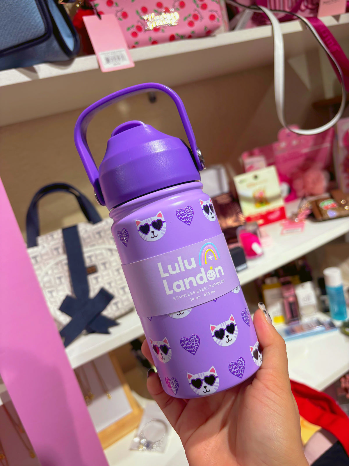 Termo Gatito morado