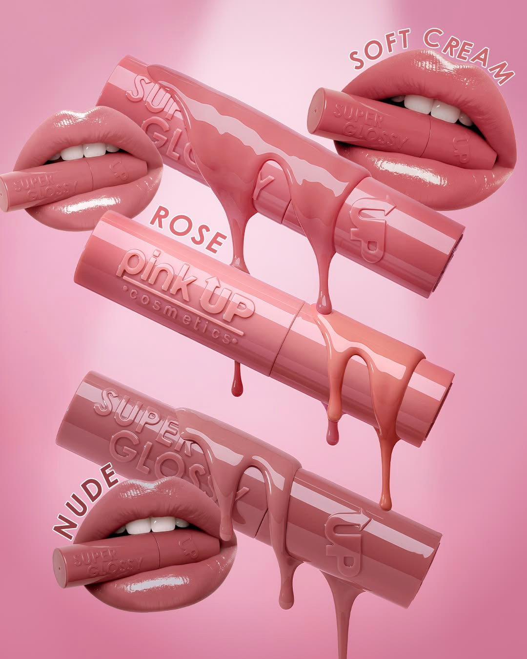 Super Glossy Pink Up
