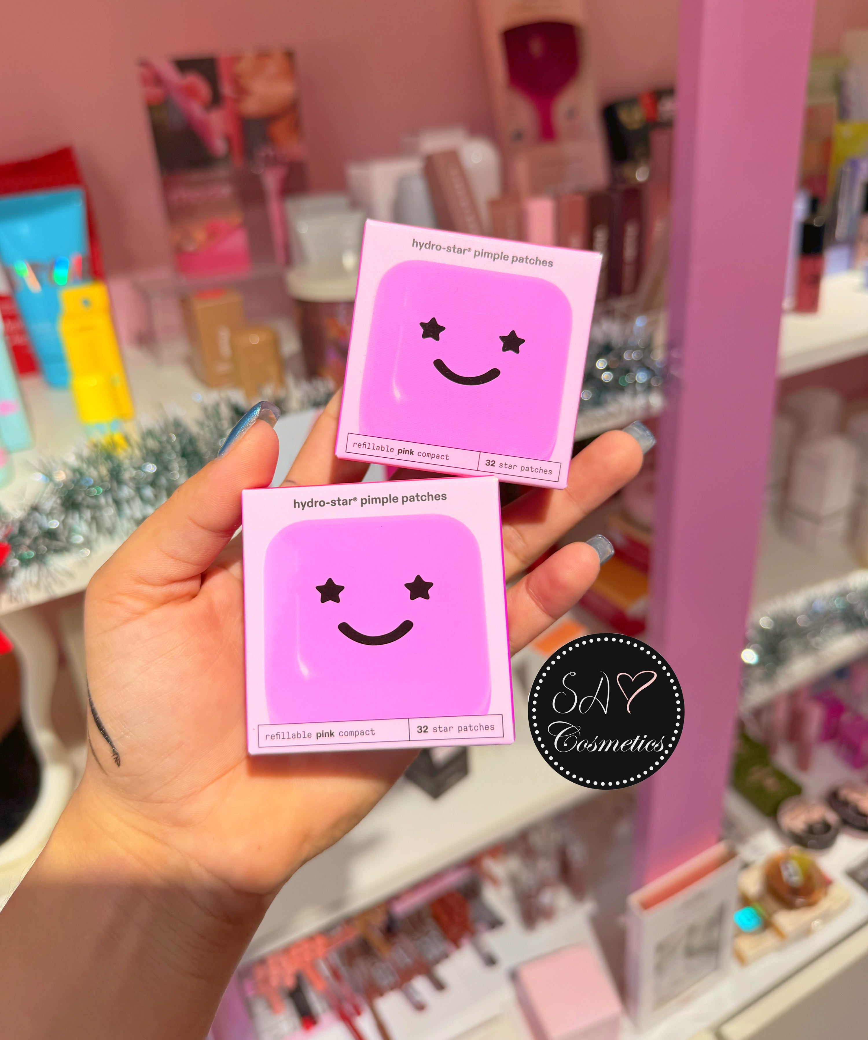 Estuche pimple patches Rosa