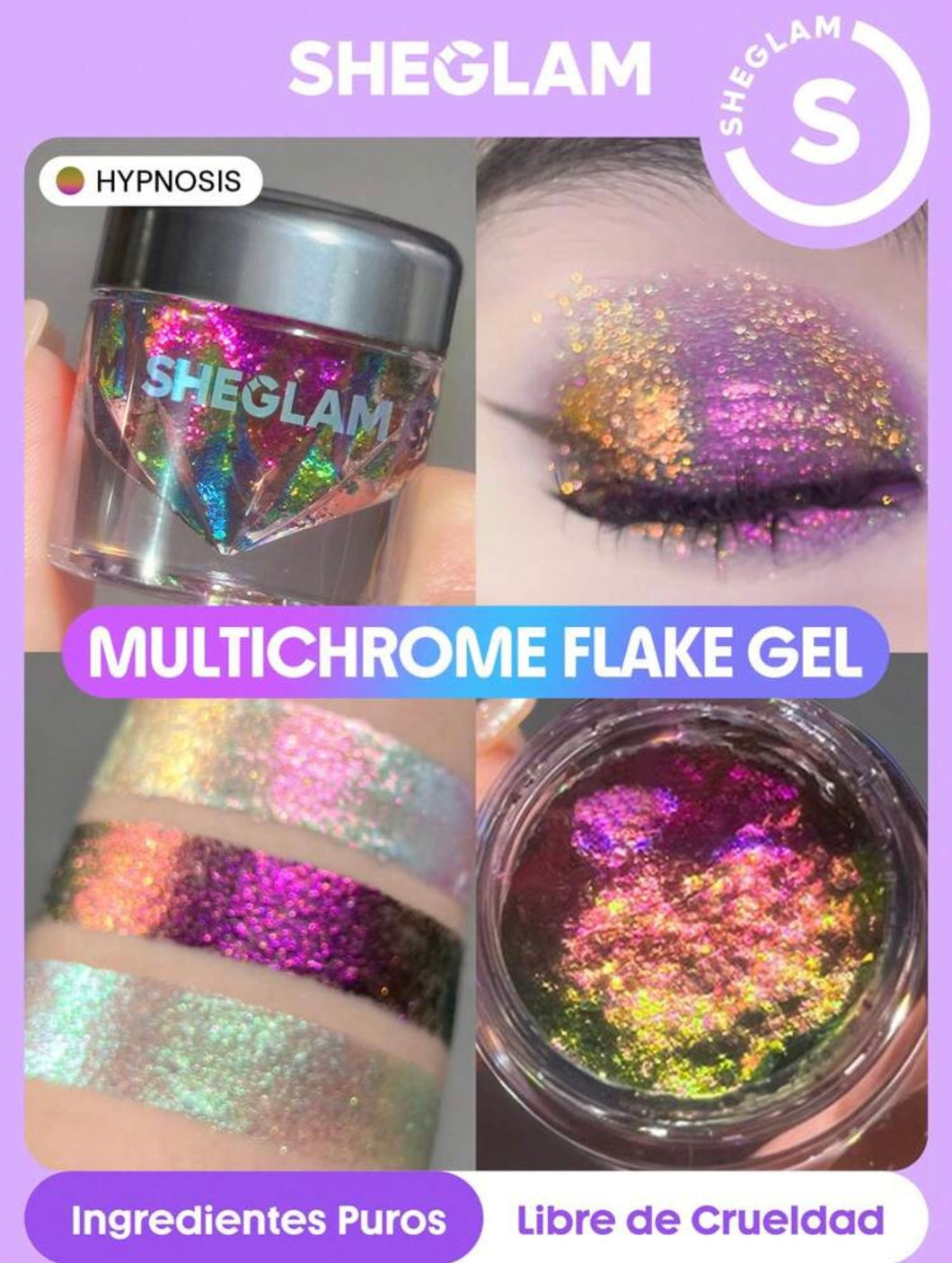 gel hojuelas duocromaticas sheglam