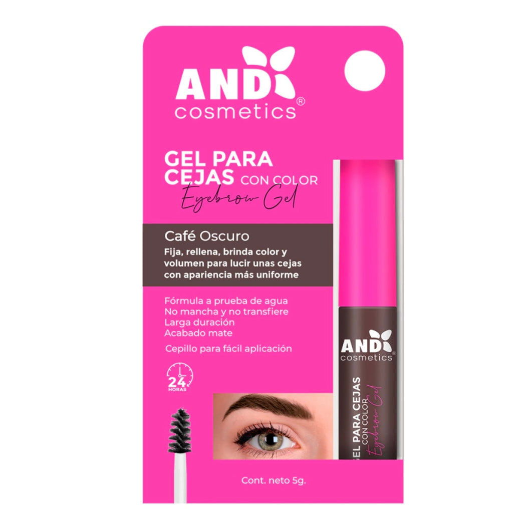 Gel fijador de cejas con color and cosmetics