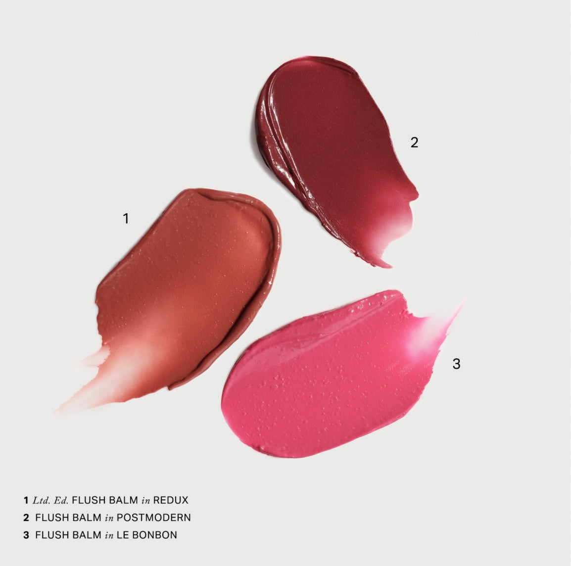 The Mini Flush Blush Balm Trio