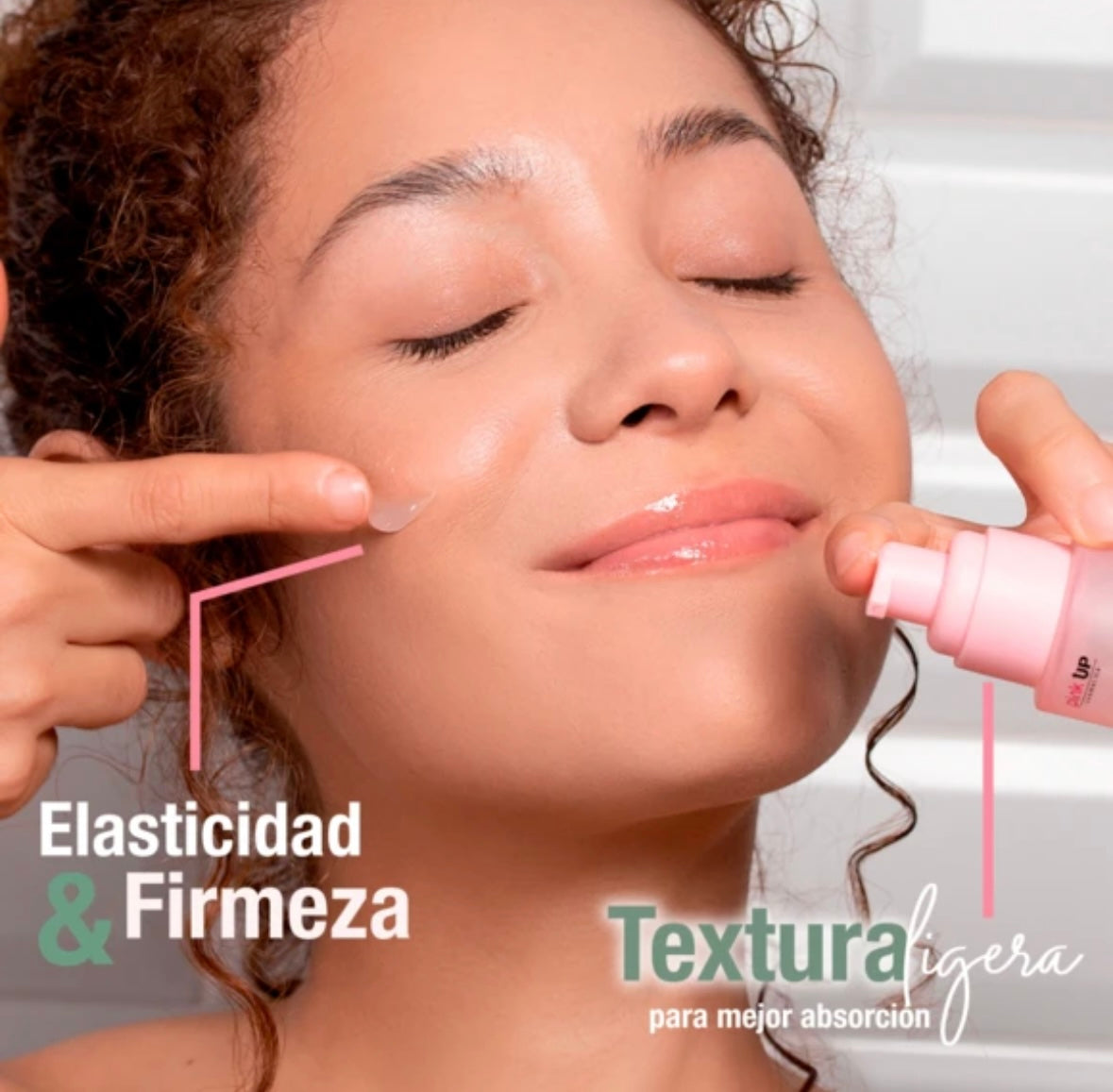 colágeno facial en gel