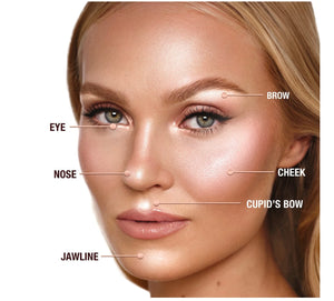 Glow glide face highlighter