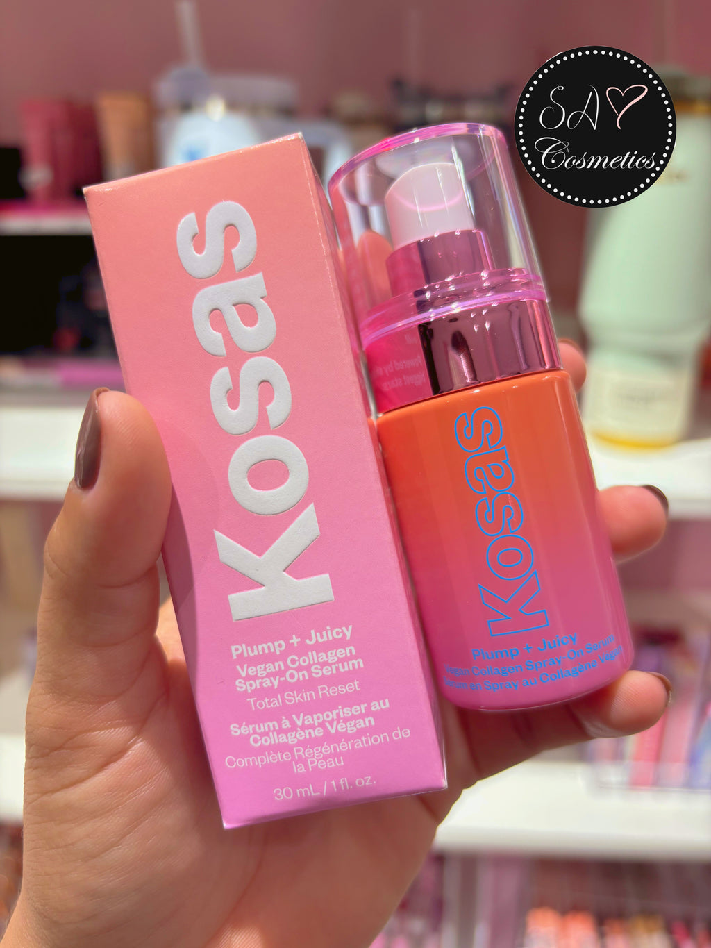 Mini Plump + Juicy Vegan Collagen + Probiotic Spray-On Serum