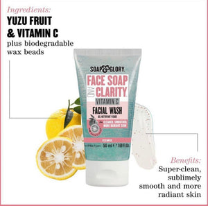 Face Soap & clarity 3-1 dayli vitamin c facial wash travel size