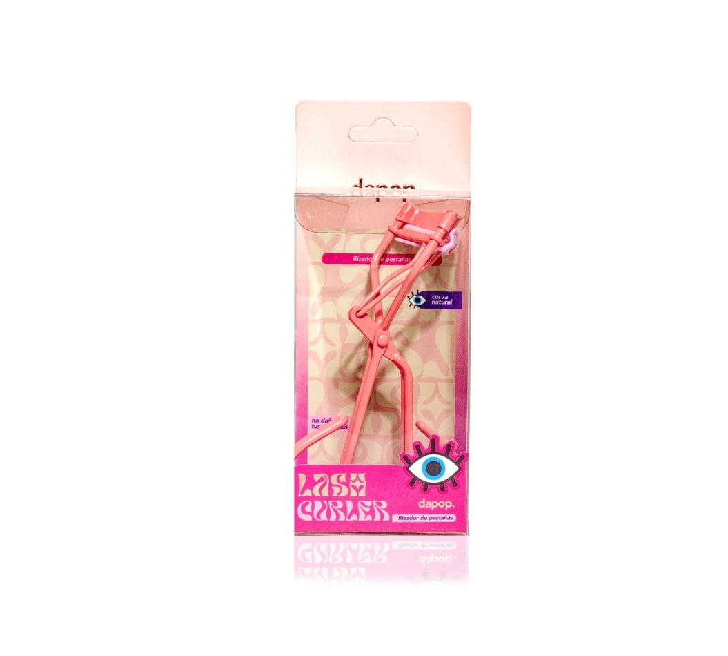 Rizador de pestañas rosa matte