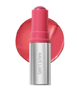 Color Fuse Longwear Hydrating Glassy Lip + Cheek Blush Balm Stick haus labs