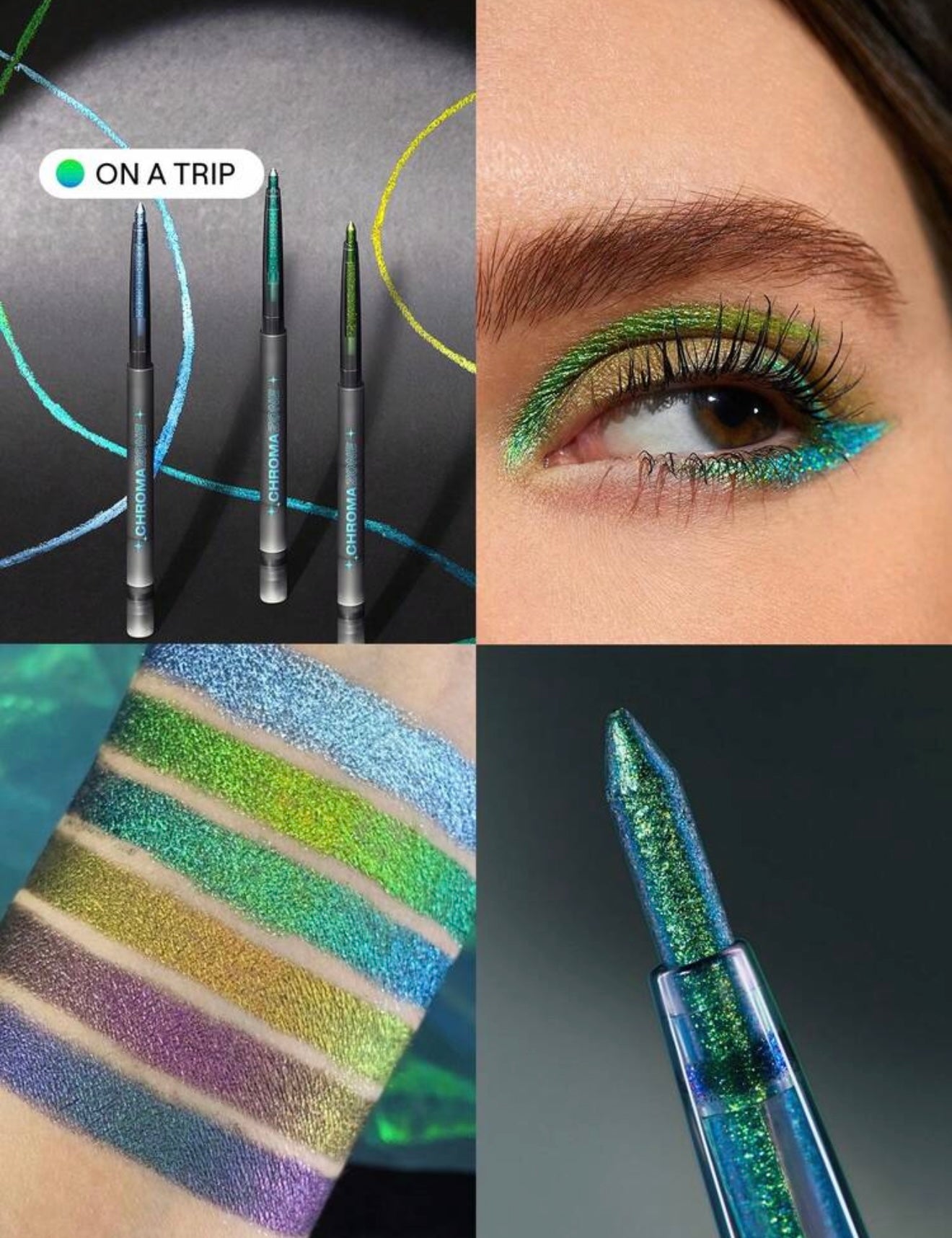 Delineador en gel Multicromatico