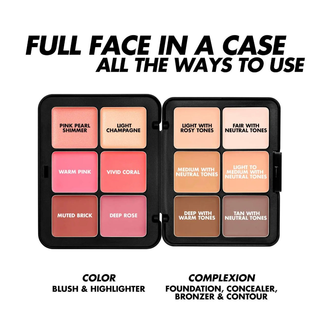 HD Skin Face Essentials Full face cream Palette