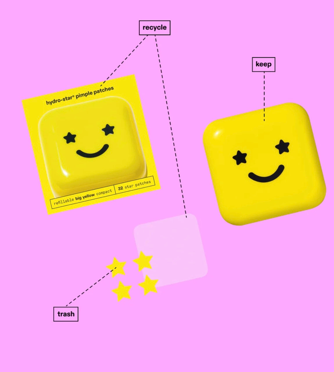 Estuche pimple patches Hydro Star