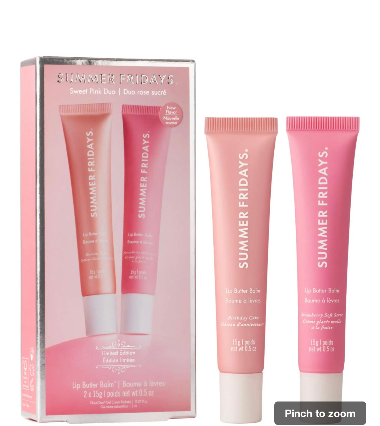 Sweet Pink Duo Summer Fridays PRE ORDEN(Edicion Limitada)