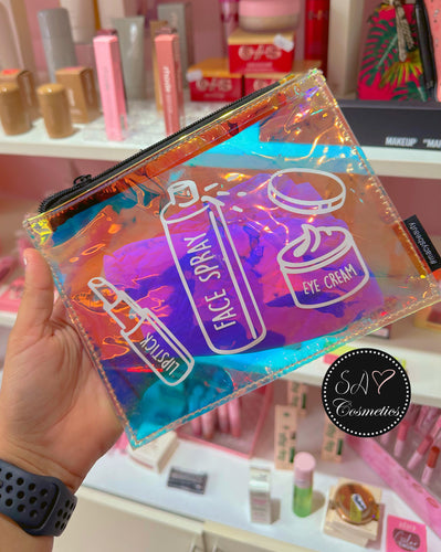 Cosmetiquera iridiscente Macys