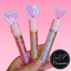 Lipgloss Saniye corazón