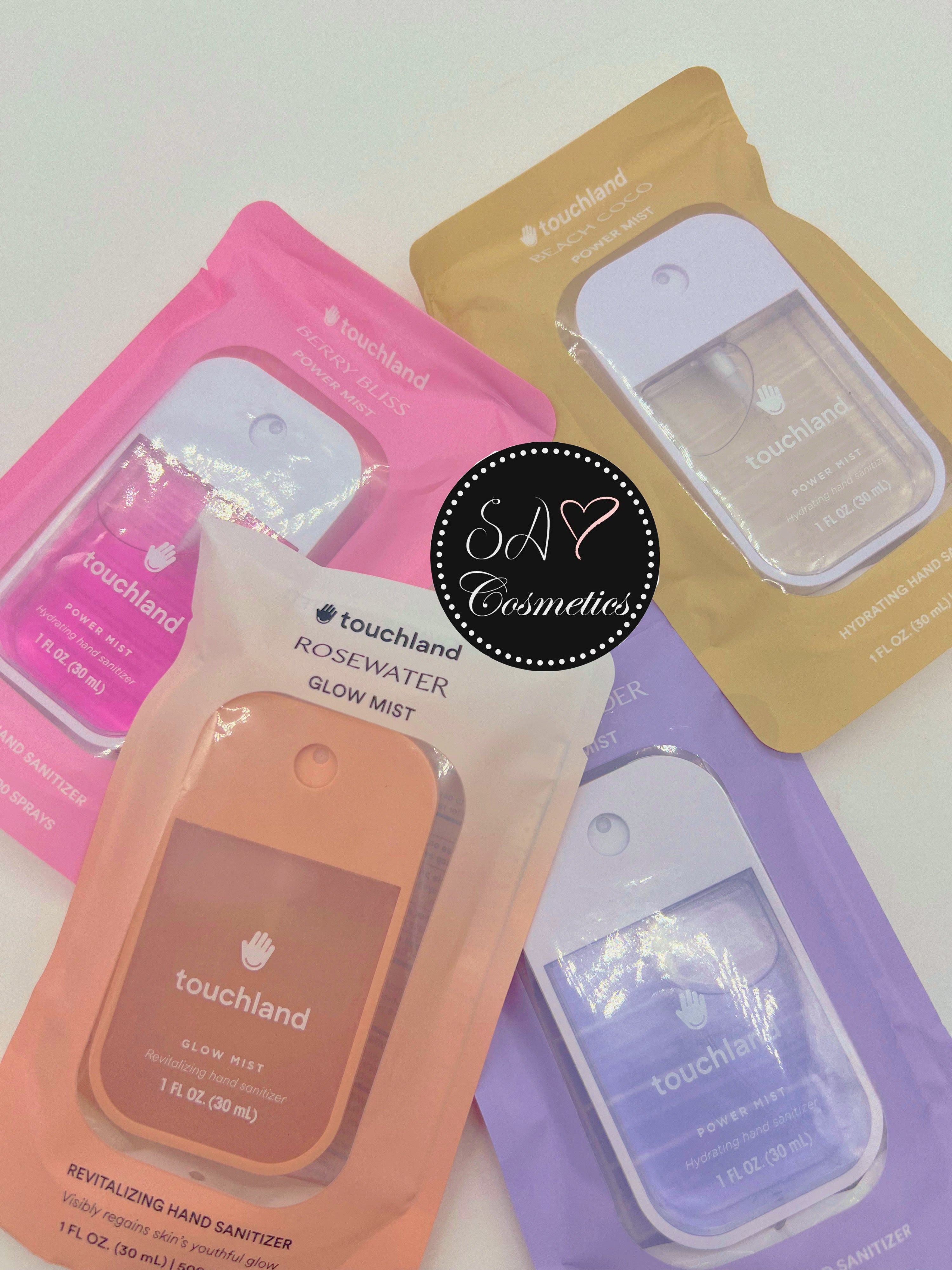 Sanitizante de manos touchland