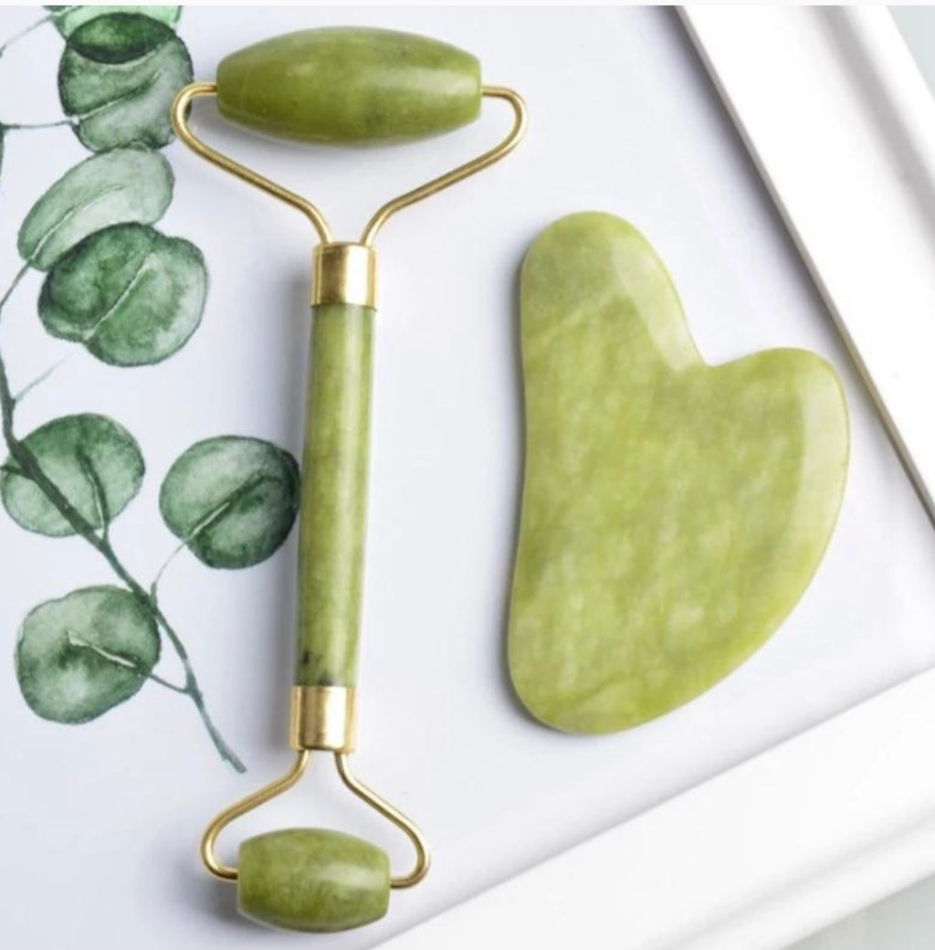 Set Rodillo y Gua Sha