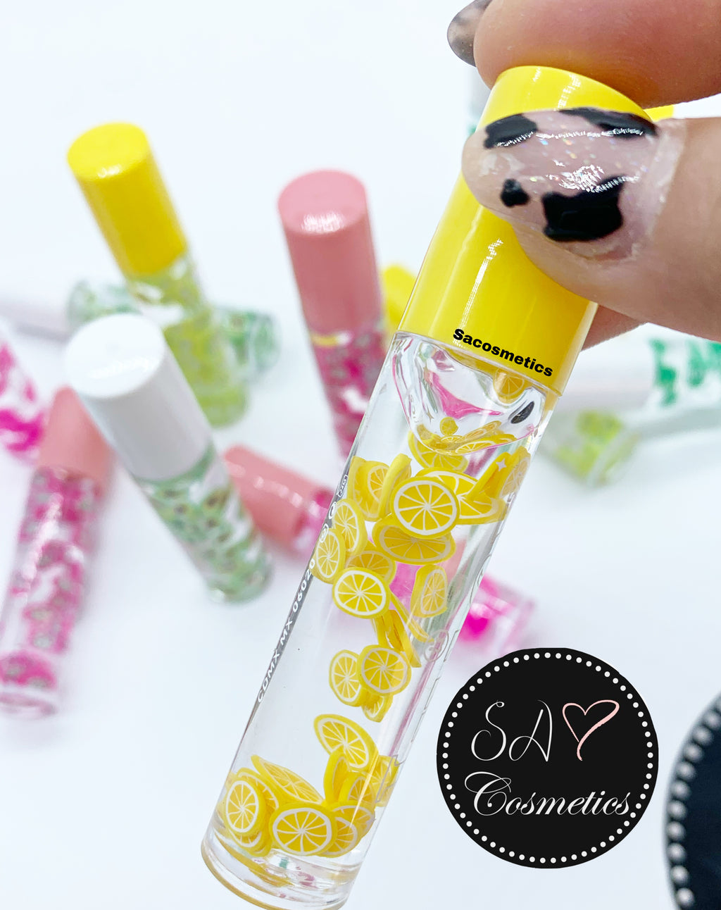 Gloss roll on frutas